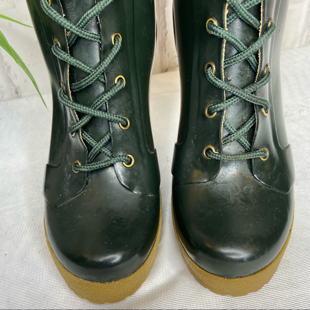 Green Hunter Lapins Boots US 6F, EU37 - Picture 4 of 16
